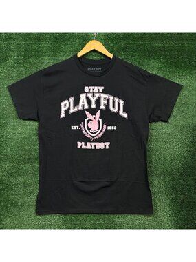 Playboy Stay Playful T-Shirt Size Large